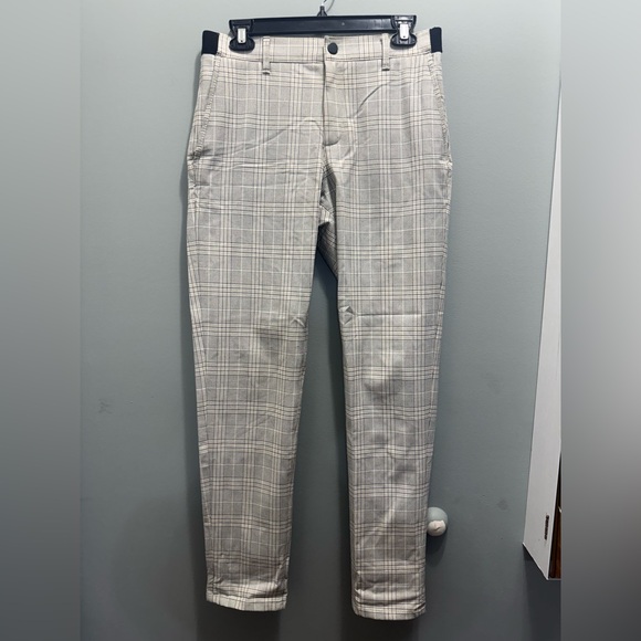 Zara Other - Zara Men's Light Gray Checkered Pants